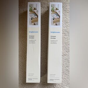 2 -White Drawer Dividers